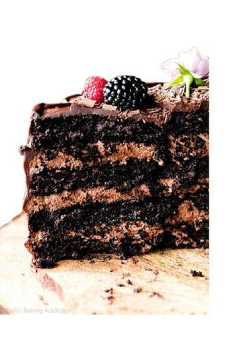  मीठा और स्वादिष्ट 99.9 परसेंट प्योर फ्रेश एगलेस डार्क चॉकलेट मूस केक