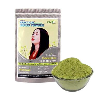 99.9 Percent Purity Chemical Free Organic Practical Indigo Powder For Black Hair Color