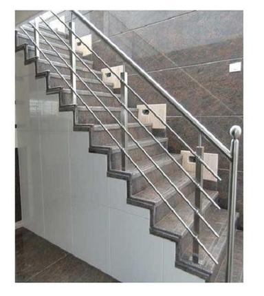 Heavy-Duty Corrosion Resistant Polished Finish Ss Stair Railings For Industrial 