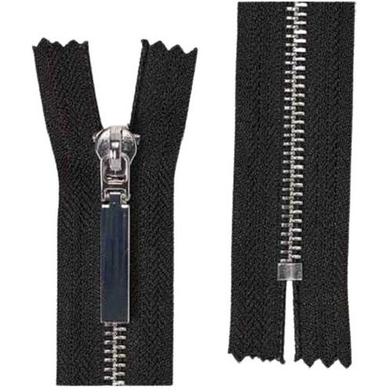 Crack Resistant Polyester And Steel Closed End Coil Zipper For Bag