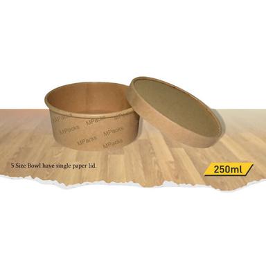 Designer Round Shape Kraft Bowl