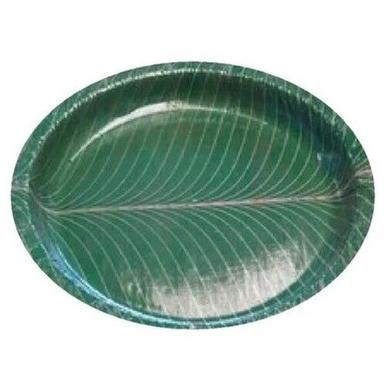 Round Shape Disposable Green Paper Plate