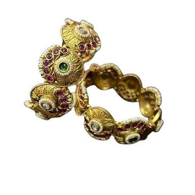Casual Wear Antique Gold Bangles
