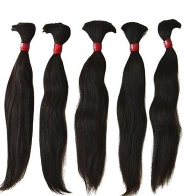 Daily Usable Natural Black Shiny Silky Long Straight Human Hair Wigs for Ladies