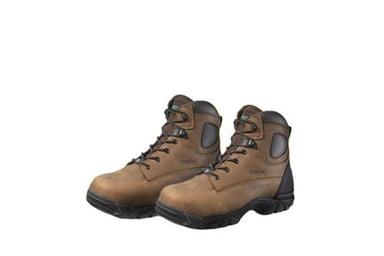 Comfortable Fit Slip Resistant Outsole Lace Closure Plain Leather Mens Safety Shoes
