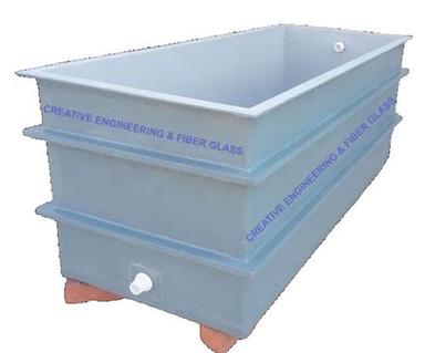 Large Storage Capacity Floor Mounted Rectangular Heavy-Duty FRP Storage Tanks for Industrial
