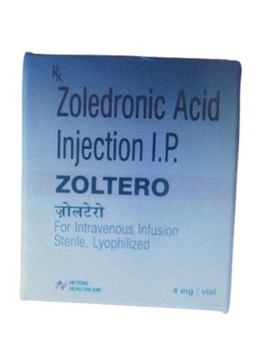 100 Percent Purity Medicine Grade Pharmaceutical Zoledronic Acid Injection I.P. for Intravenous Infusion Sterile Lyophilized