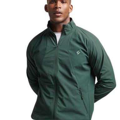 Full Sleeves Green Jacket For Mens