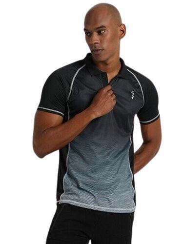 Regular Fit Short Sleeves Polo Neck Breathable Readymade Printed Sports T Shirts for Men