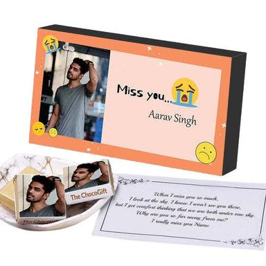 Multi Color Rectangular Shape Miss You Gifts For Colleagues 
