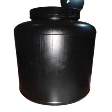 Black Round Shape Plastic Containers