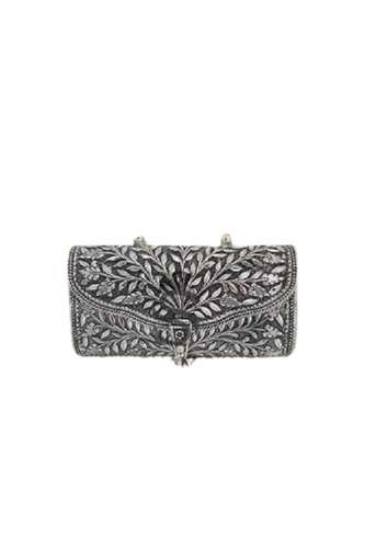 Polished Finish Antique Design Silver Purses