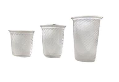 Light Weight White Spiral Biodegradable Plastic Cups