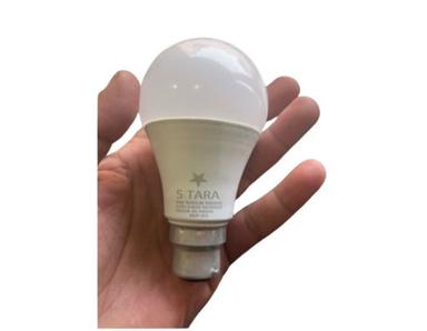 Round White AC LED Bulb, 9 Watt