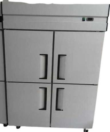 Commercial Use Restangular Silver 4 Door Freezer