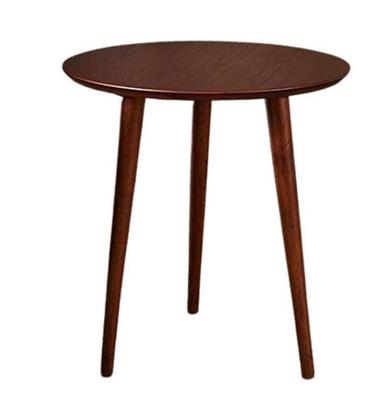 Free Stand Polished Finished Termite Resistant Wooden Round Coffee Table