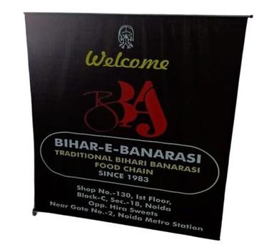 Easy to Install Floor Mounted Water Resistant Printed Outdoor Advertising Banner