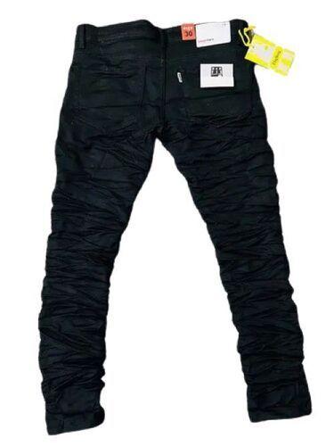 Black Designer Mens Denim Jeans