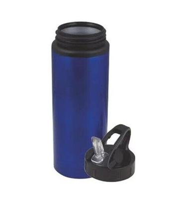 Blue Color Round Shape Promotional Aluminium Sipper Bottle