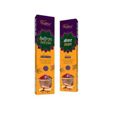 100 Percent Purity Eco-Friendly Saffron Fragrant Incense Sticks for Religious and Aromatic