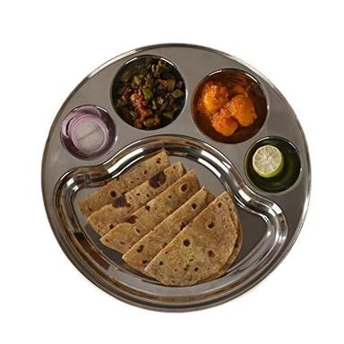 Sumeet Stainless Steel Round 5 in 1 Compartment Lunch