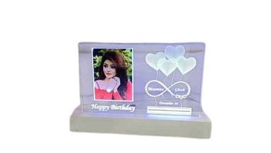 White Color Rectangular Shape Birthday Gifts Photo Frame