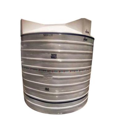 Leak Resistant Cylindrical Plastic Body Four Layer 5000 Liter Water Tank
