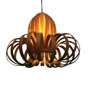 Handcrafted Eco Friendly Bamboo Flower Lampshade For Indoor