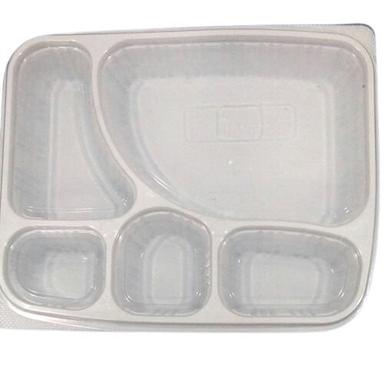 White Disposable Meal Tray