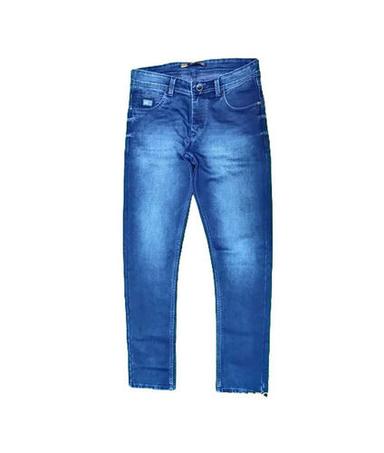 Casual Wear Regular Fit Ankle Length Breathable Plain Stretchable Denim Jeans for Mens