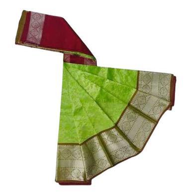 Greenleaf Semi Silk Saree 1 - Color: Green