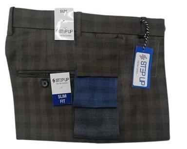 Mens Formal Check Pants - Fabric Type: Canvas