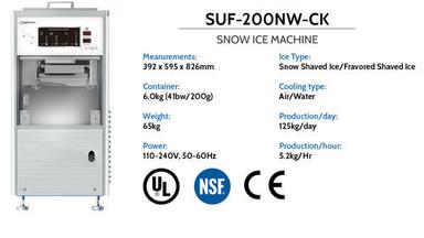  उच्च दक्षता वाली सुपर स्नो मशीन Suf-200Nw-CK 