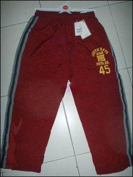 Washable Red Color Sports Trousers