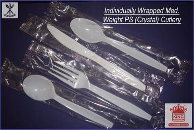 Medium Weight PS (Crystal) Cutlery (Individually Wrapped)