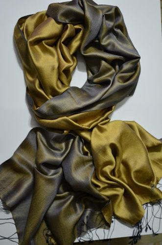 As It The Same Attractive Plain Silk Scarf