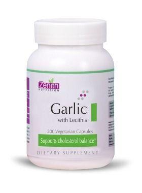 Zenith Nutritions Garlic With Lecithin (200 Capsules)