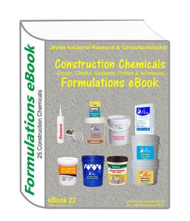 Construction Chemicals Manufacturing Formulations eBook