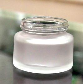 Cream Glass Jars