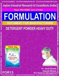 Detergent Powder Making Formula Book
