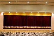 Black Auditorium Horizontal Motorized Stage Curtains