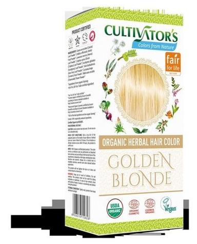 Golden Blonde Organic Herbal Hair Color Shelf Life: 3 Years