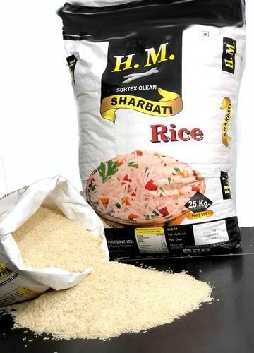 White Medium Grain Sharbati Rice