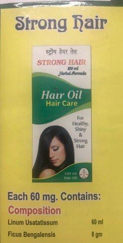 Yellowish Herbal Formula Strong Hair Oil
