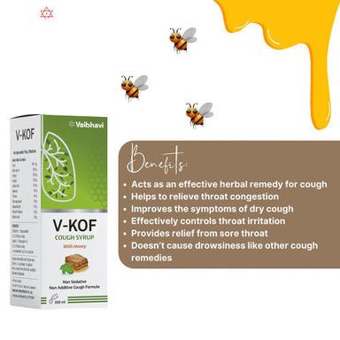 V-Kof Herbal Cough Syrup With Honey Cool Place
