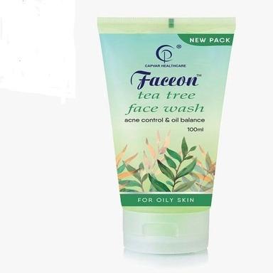 Facewash 100% Natural Pure And Organic Tea Tree And Neem Herbal Face Wash , Acne Control, And Oil Balance, For Oily Skin