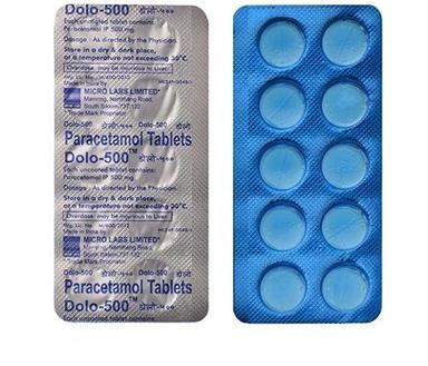 Paracetamol Tablets Dolo-500 (Pack Size 10 X 10 Tablets) General Medicines