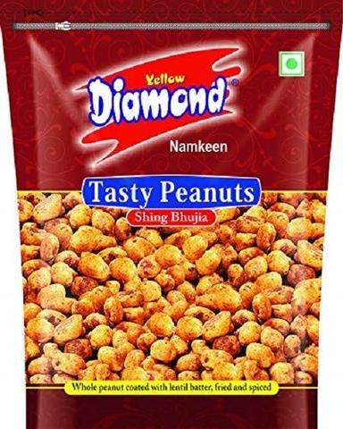 Healthy Fresh And Tasty Red Diamond Peanuts Namkeen Salty Spicy In Taste For Snacks
