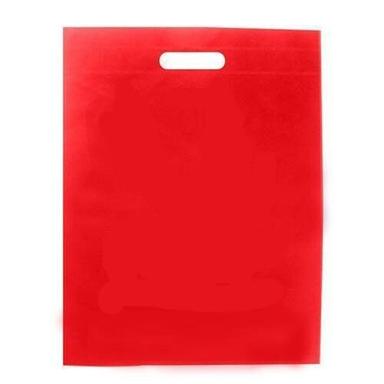 Biodegradable Fashionable Loop-Handled Cotton Red Color Non Woven Bag 