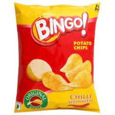 Best Quality Crispy & Crunchy Chilli Sprinkled Original Style Chilli Sprinkled Bingo Potato Chips Packaging: Bag